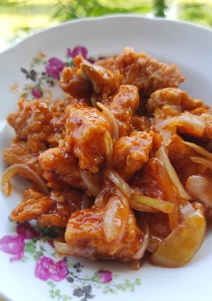 Foto resep Ayam asem manis simpel