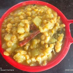 A picture of Lauki chana dal sabji.