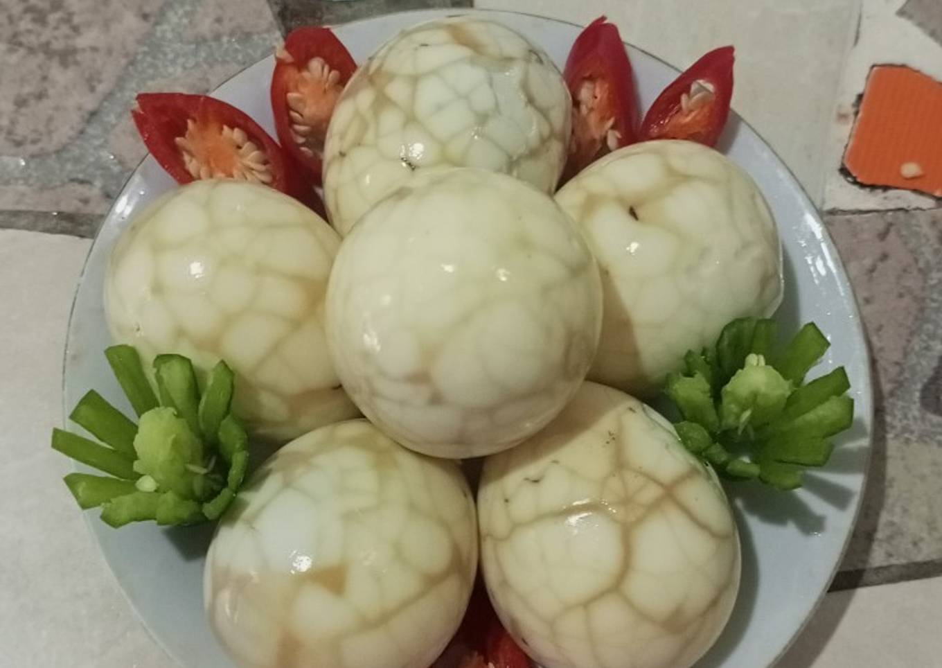 Telur Pindang Batik