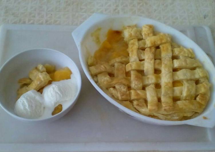 Recipe of Speedy Peach Pie