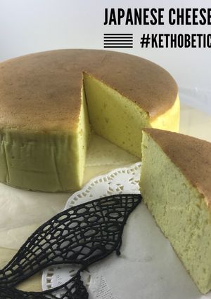 Foto resep The Real Japanese Cheese Cake in Keto Version #Allaire Cake Flour