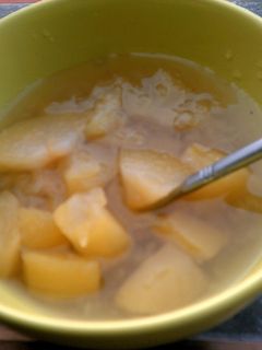 Una foto de Manzana en almíbar casera
