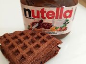 Gambar waffle coklat