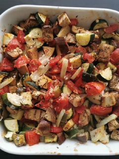 Une photo de Légumes au four et feta