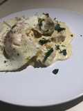Keto - Pollito a la crema de quesos con huevitos picantones.... o no