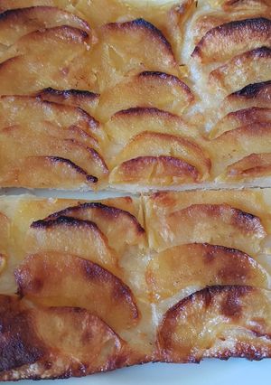 Une photo de TARTE AUX POMMES FAçON BERNARD LOISEAU