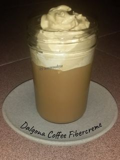 Foto resep 3. Dalgona Coffee Fibercreme