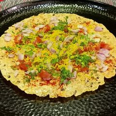 A picture of Masala Papad.