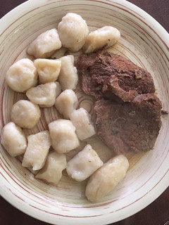 Una foto de Ñoquis caseros