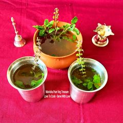 A picture of Panakam - Bhagwan Shri Rama's Favourite Pure & Divine Drink - Ramnavami Special Summer Sharbat.