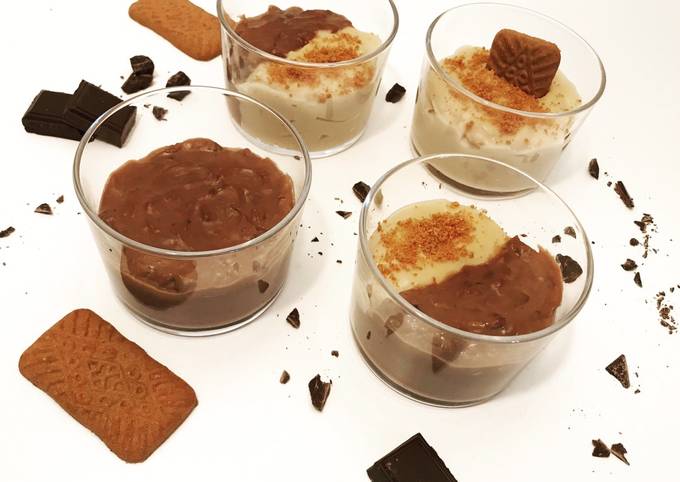 Crèmes desserts légères au chocolat