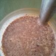 Chocolatada vegan de cascarilla y soja