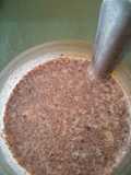 Chocolatada vegan de cascarilla y soja