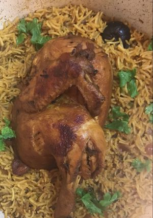 صورة لوصفة كبسة دجاج