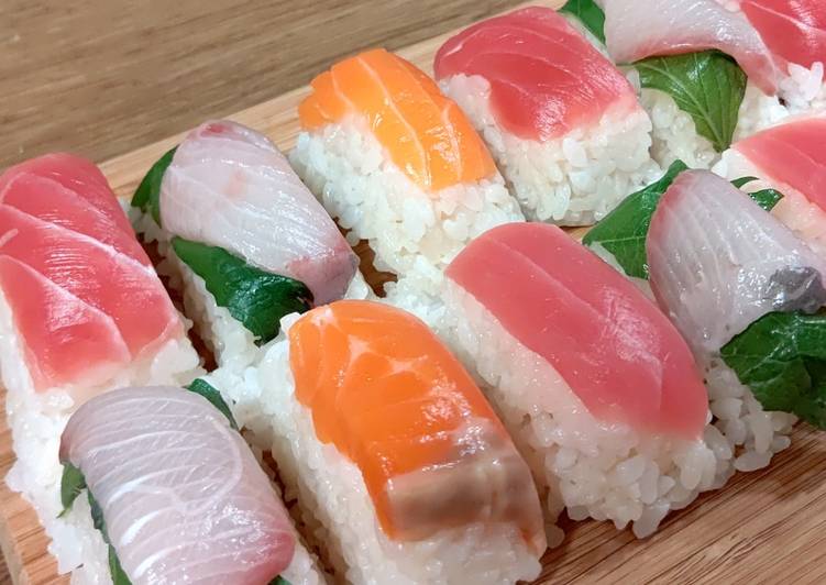 Recipe of Perfect ★Ice tray Sushi★