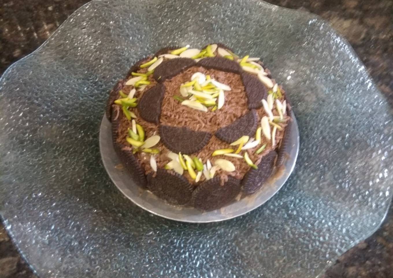 Treat choco and dry fruits cake