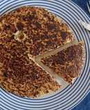 Panquee o tortilla de banana con avena, coco y vainilla