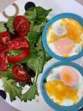 Baked Eggs with Ham