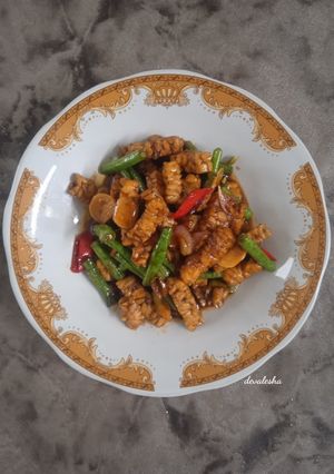Foto resep Tumis Tempe Kacang Panjang