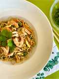 Vegetable and Shrimp Pad Thai
