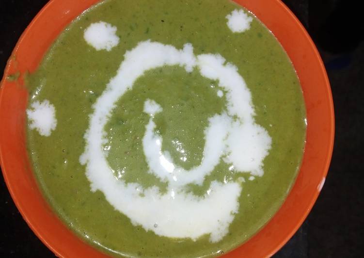 Recipe of Perfect Spinach Soup
