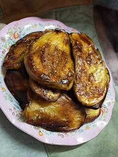 عکسی از دستور بادمجان سرخ شده