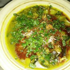 Baigan Aloo sabji A picture of Baigan Aloo sabji.