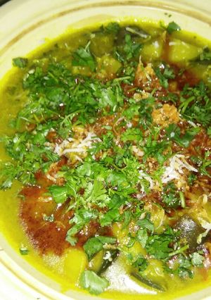 A picture of Baigan Aloo sabji.