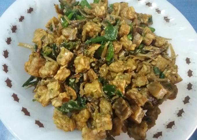 Resep #25 Oseng Tempe Teri Cabe Ijo oleh erminayu - Cookpad