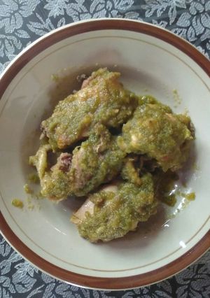 Foto resep Ayam masak cabe hijau
