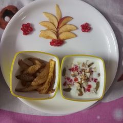 A picture of Vrat ki thali.