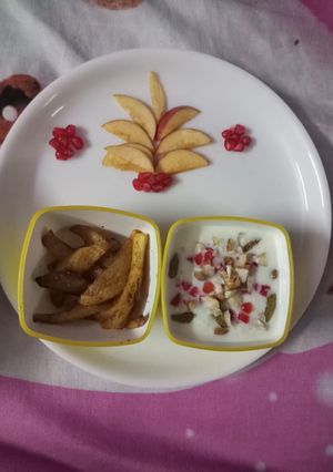 A picture of Vrat ki thali.