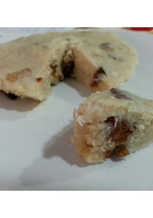 5分鐘~q軟紅棗核桃糕(無油/泡打粉)養生 的食譜成品照片