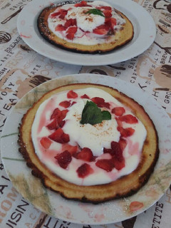 Φωτογραφία της συνταγής Pancakes με γιαούρτι και φρούτα εποχής!