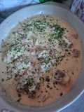 Sauté de veau façon carbonara