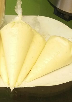 Foto resep Vla susu simple isian kue sus, pie susu, donat