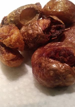 A picture of Triple cooked smashed fries.