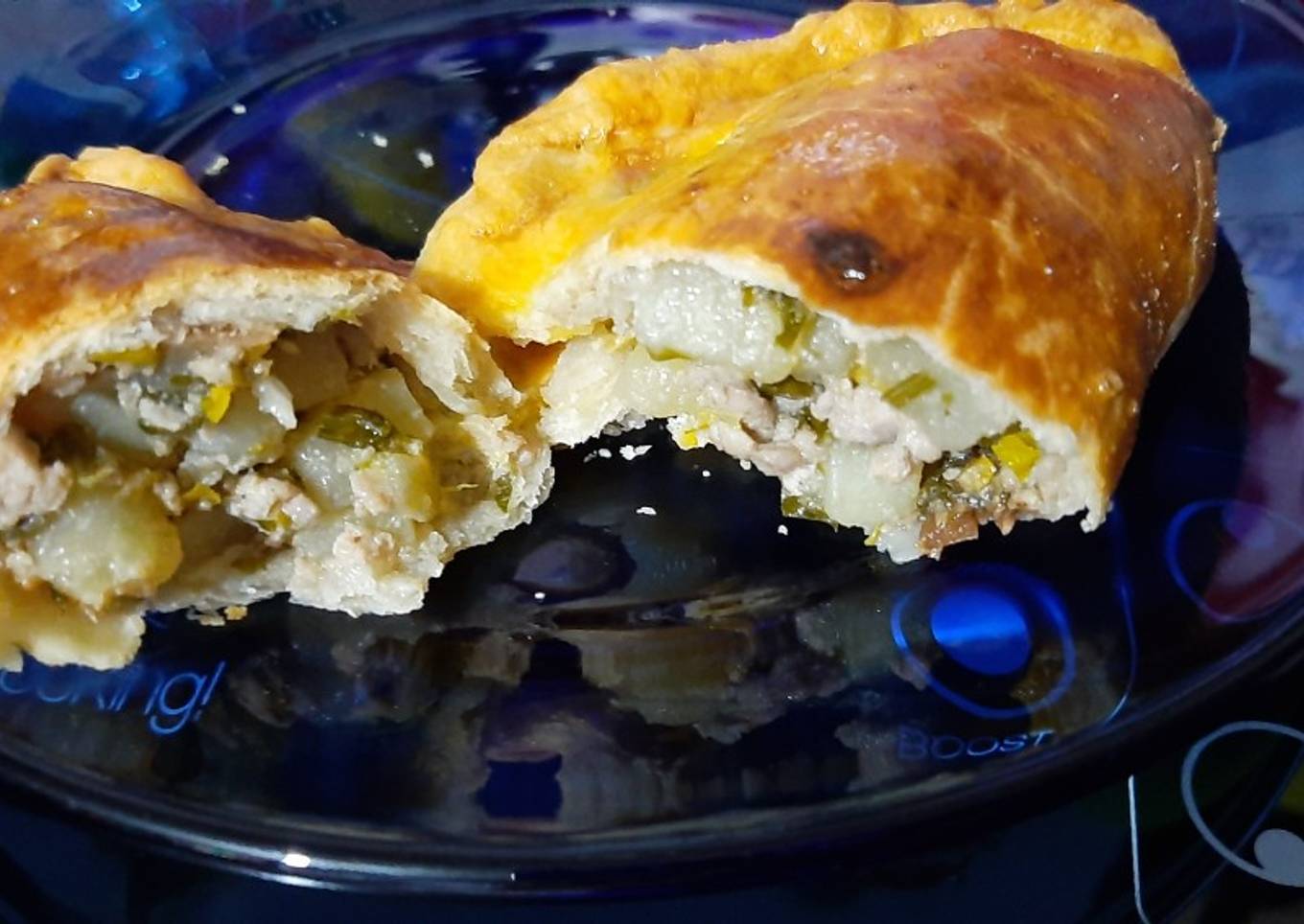Pastes pachuqueños de papa con carne