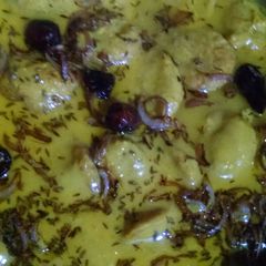 A picture of Kadhi pakora (mother in law recipie).