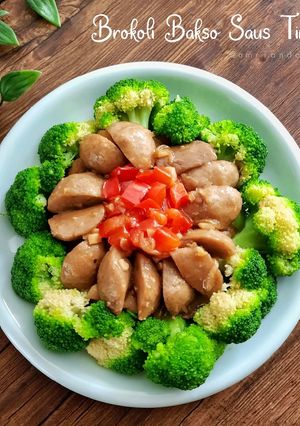 Foto resep Brokoli Bakso Saus Tiram