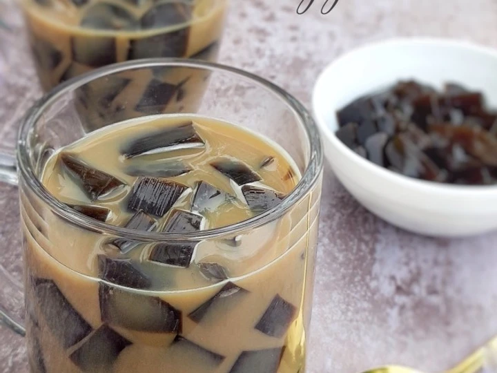 Langkah Gampang Membikin Resep Es Cincau Cappuccino yang Bisa Manjain Lidah Anti Ribet, Sempurna