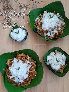 Foto resep 277. Sawut Gula Merah with Takir Bunga