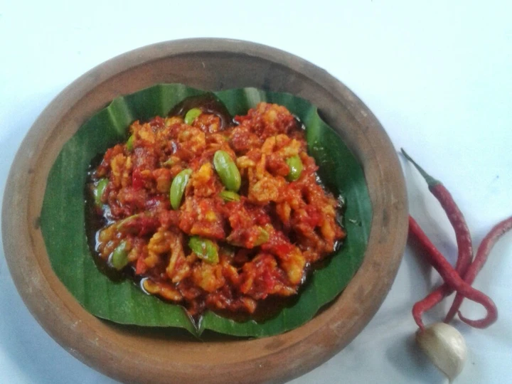Easy Ways Prepare Recipes Sambal Goreng Telur Petai the So Delicious Make You Drink.