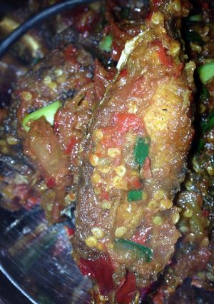 Foto resep Ikan bawal sebelah sambal pedas