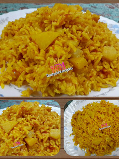 عکسی از دستور دمی گوجه 🍅🍚🍅