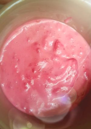 Une photo de Mousse à la framboise
