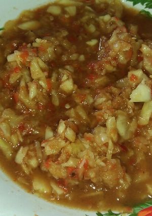 Foto resep Sambal terasi nanas