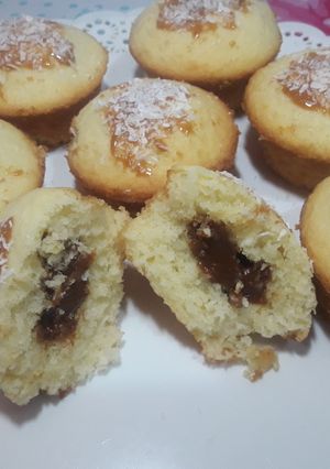 Una foto de Muffins de Coco y Dulce de Leche
