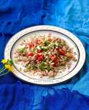 Thịt Heo Bằm Xào Sả Ớt