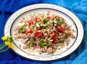 Hình ảnh của thịt lợn xào sả ớt